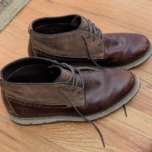 Men's Brown Leather Ankle Boots